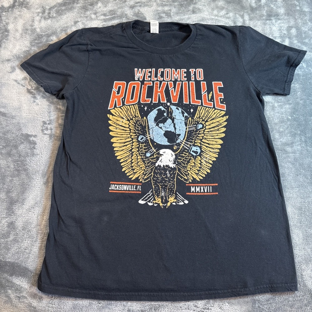 Welcome To Rockville Concert Shirt 2017 Official Festival Sz M Jacksonville FL